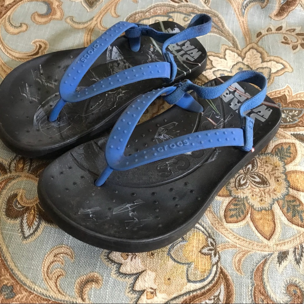 Star Wars CROCS flip flops